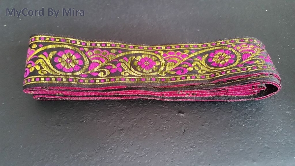 Webband "Agelan fuchsia" - 33 mm